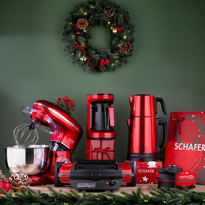 Schafer Waffle Express Waffle Makinesi - Kırmızı