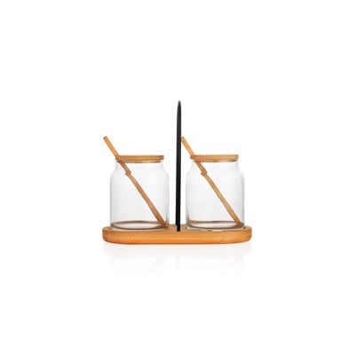 Schafer Woodart 2 Li Baharat Seti Metal Tutacaklı