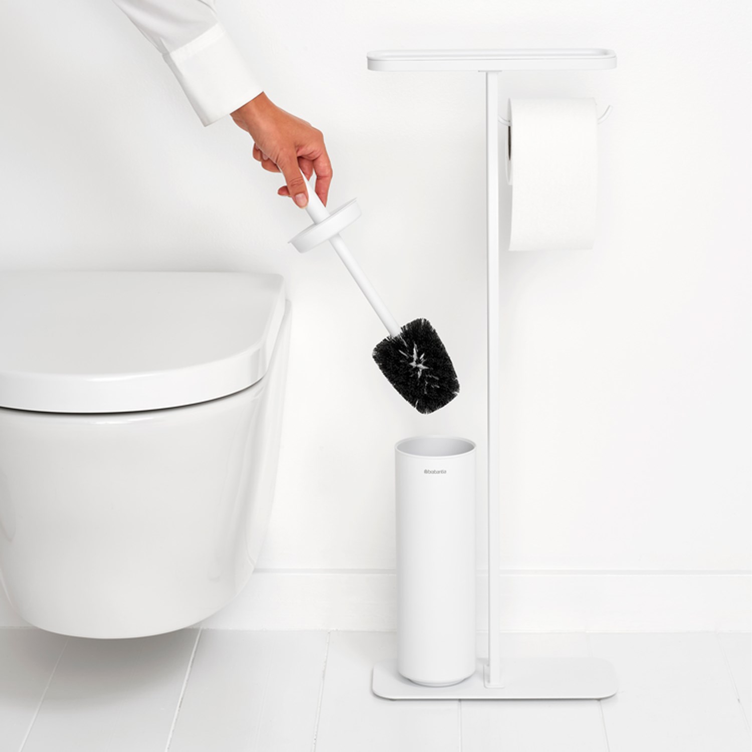 Brabantia Mindset Fresh White Standlı Organizer/Tuvalet Kağıdı