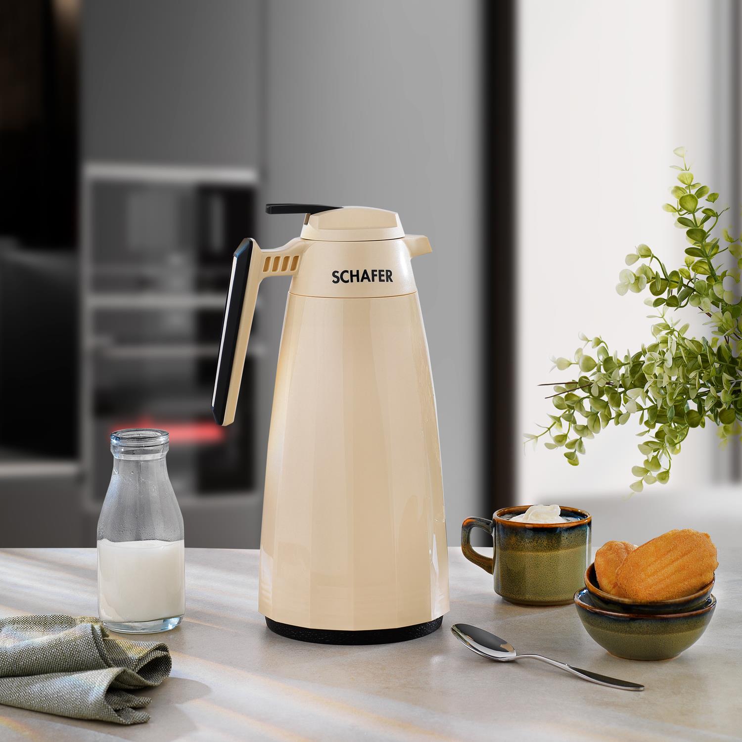 Schafer Kitchenhouse Impact Termos 1,5 L-Krem | Schafer