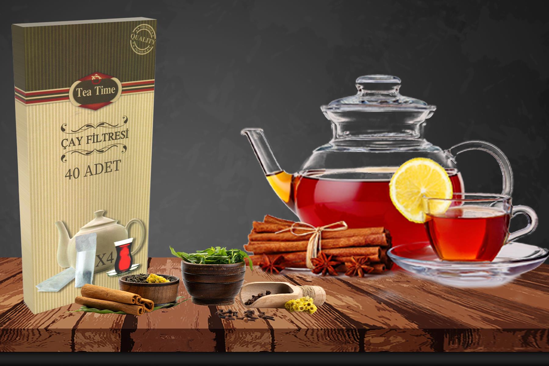 Çay Filtresi 10 Kutu 40lı 400 Adet Filtre Large Boy Premium Kalite Çay Poşeti