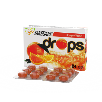 Portakal Aromalı C Vitamini içeren 24'lü DROPS 3'lü Paket