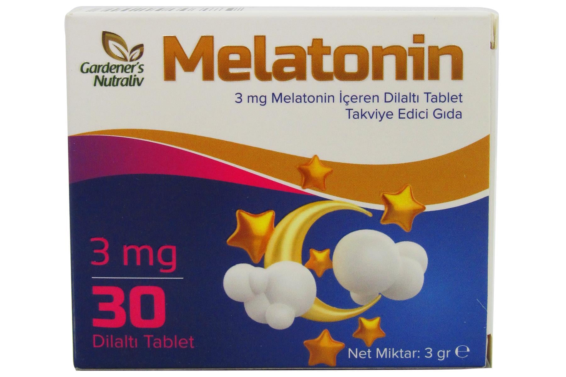Gardaner's Nutraliv 30 Tablet Dil Altı Melatonin