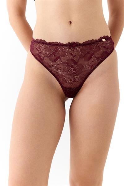 Roma Bordo Dantelli String Külot