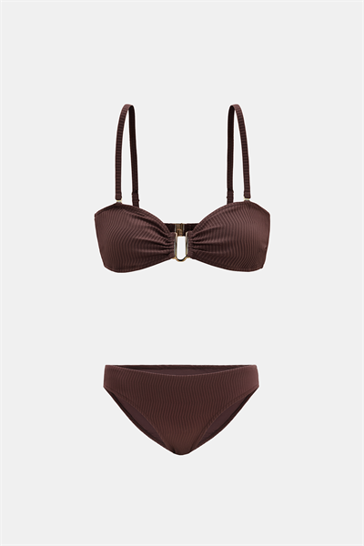 Assos Mocha Kahverengi Straplez Bikini Takım