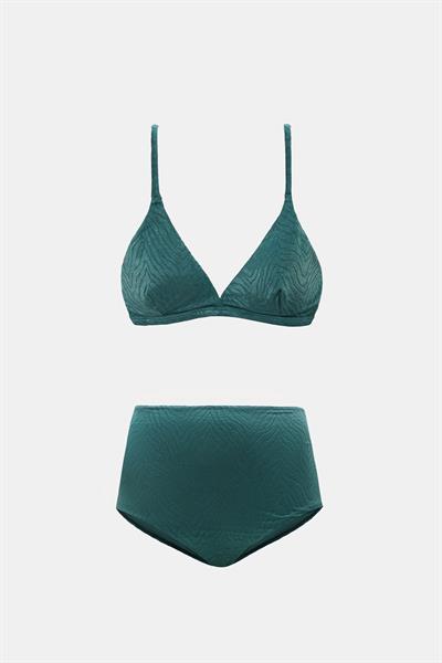 Bali Yeşil Dolgusuz Toparlayıcı Bikini Takım