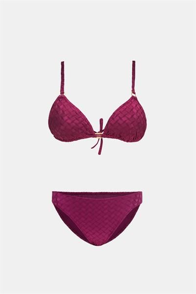 Olympos Mor Dolgusuz Toparlayıcı Bikini Takım