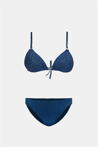 Olympos Mavi Dolgusuz Toparlayıcı Bikini Takım