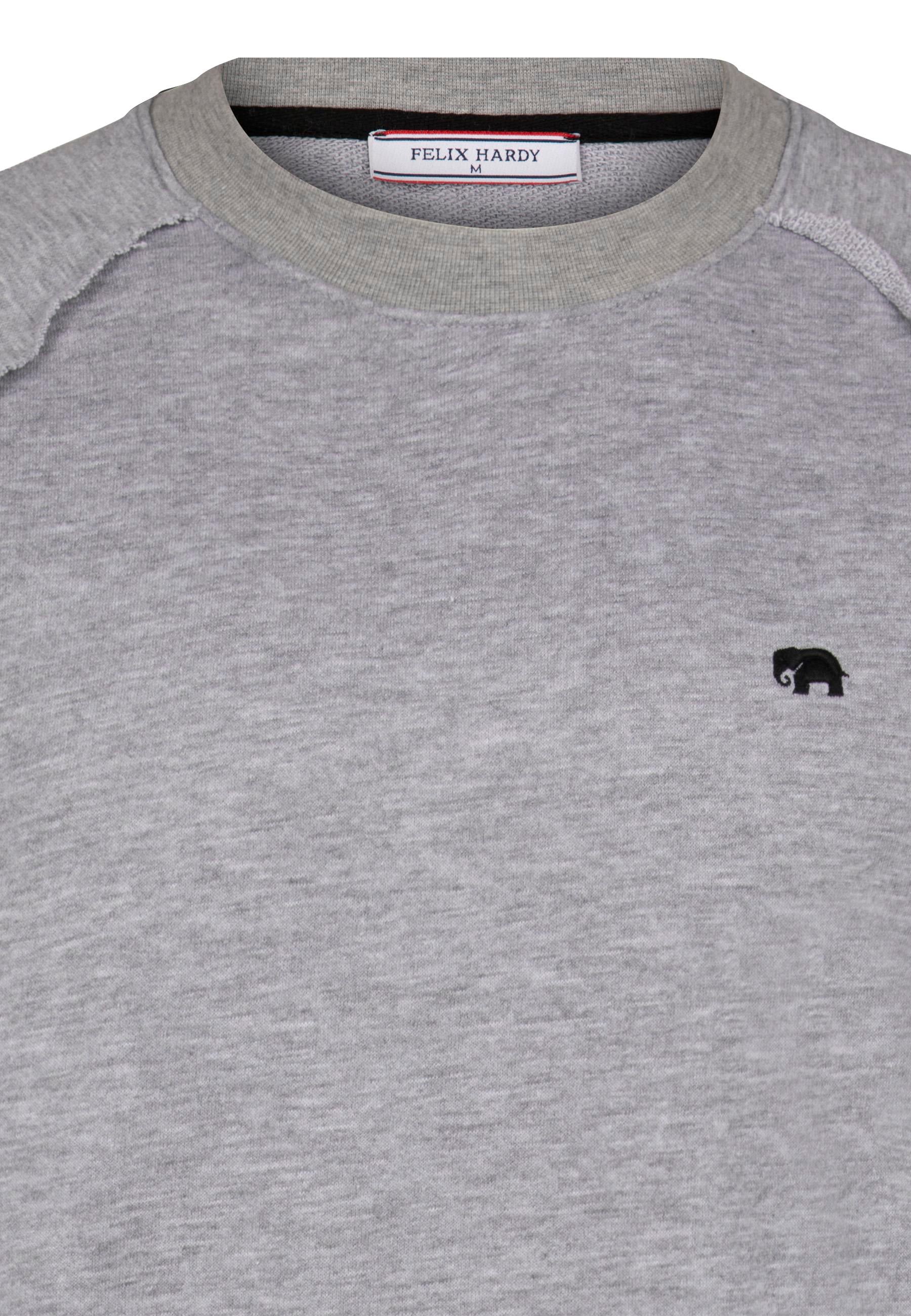 Bisiklet Yaka Basic Sweatshirt - Gri
