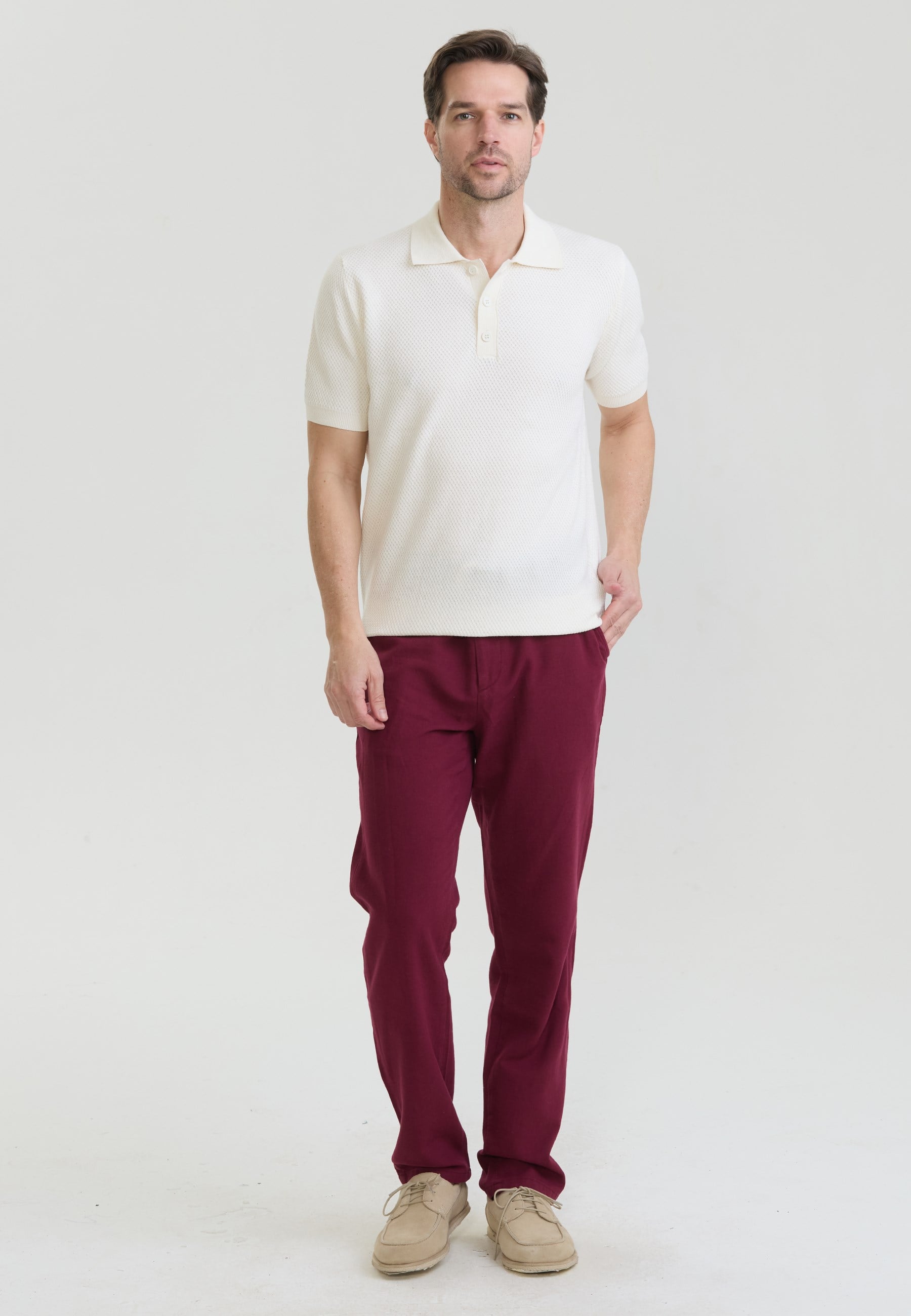 Erkek Basic Triko Polo T-Shirt