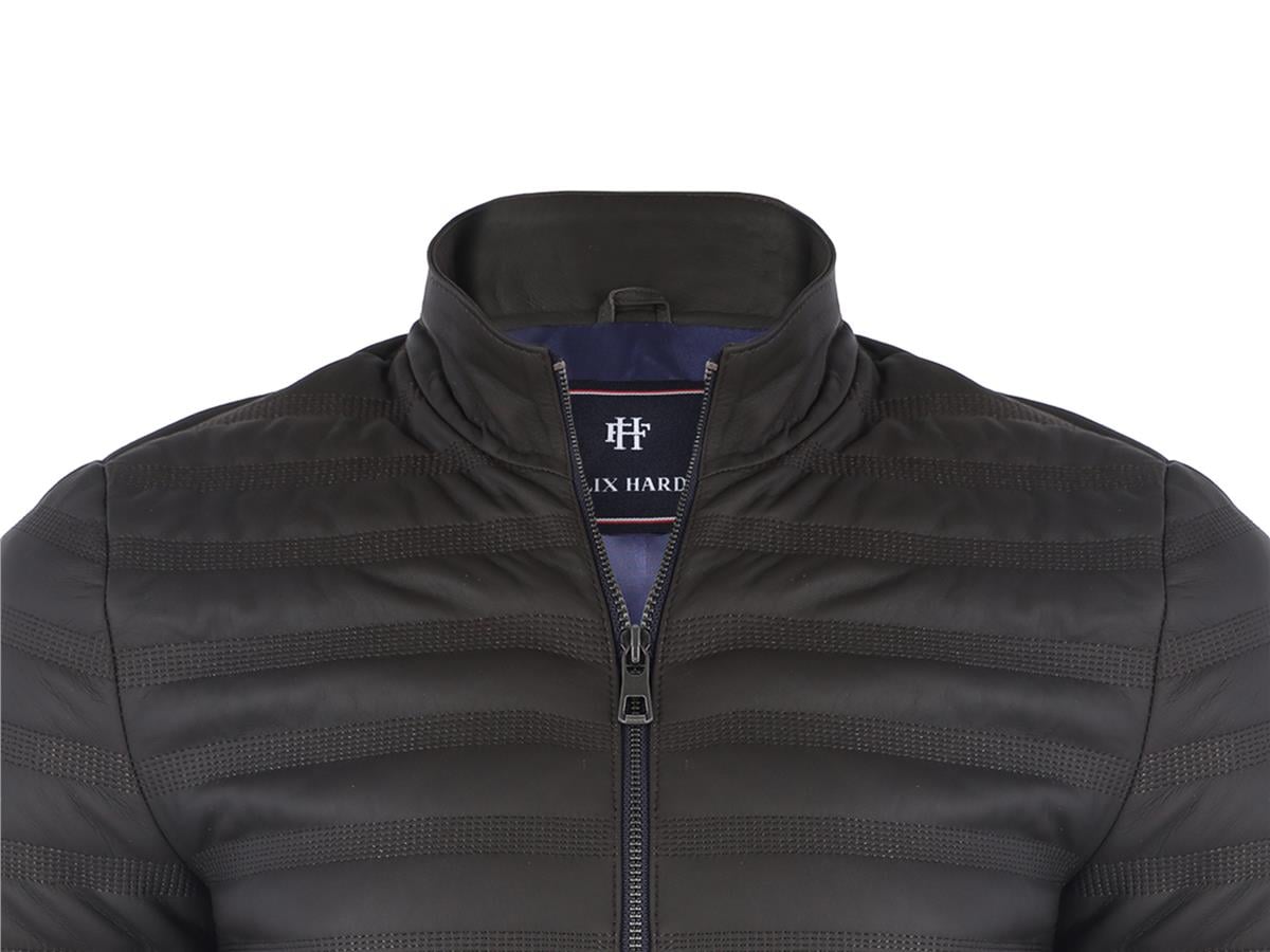 Felix Hardy Kahverengi Taffeta Dokulu Hibrit Erkek Mont