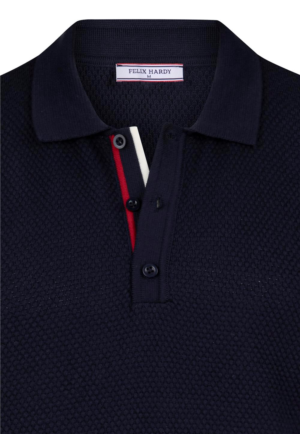Felix Hardy Erkek Kısa Kollu Polo T-Shirt - Lacivert