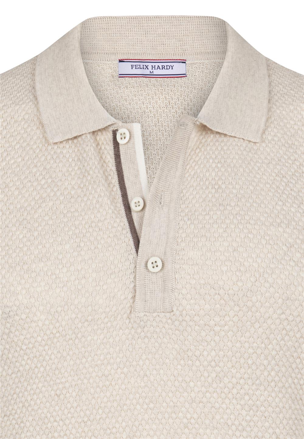 Felix Hardy Erkek Kısa Kollu Polo T-Shirt - Bej