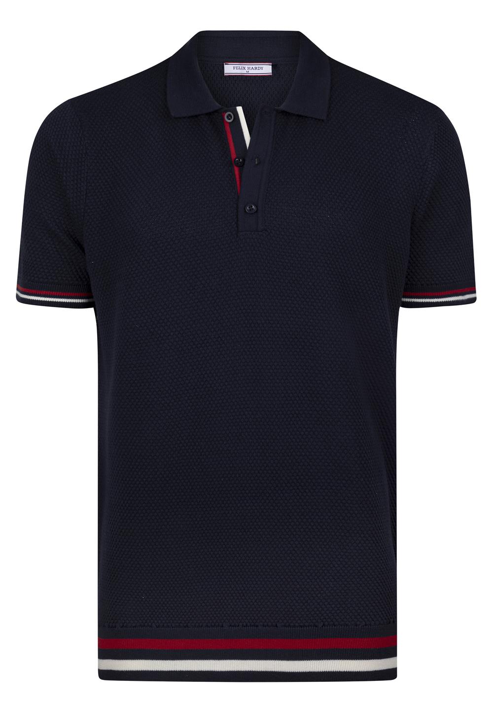 Felix Hardy Erkek Kısa Kollu Polo T-Shirt - Lacivert