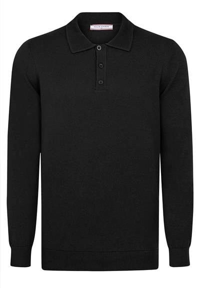 2li Uzun Kollu Kazak - Siyah-Bordo