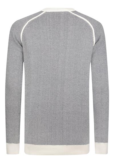 Bisiklet Yaka Basic Kazak - Ekru