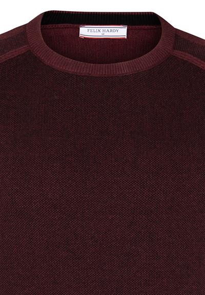 Bisiklet Yaka Basic Kazak - Bordo