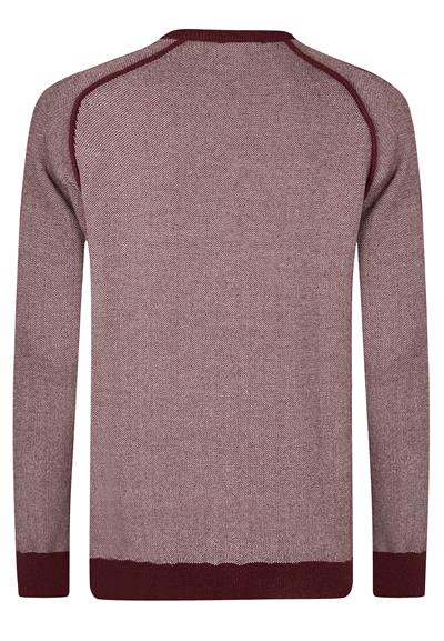 Bisiklet Yaka Basic Kazak - Bordo
