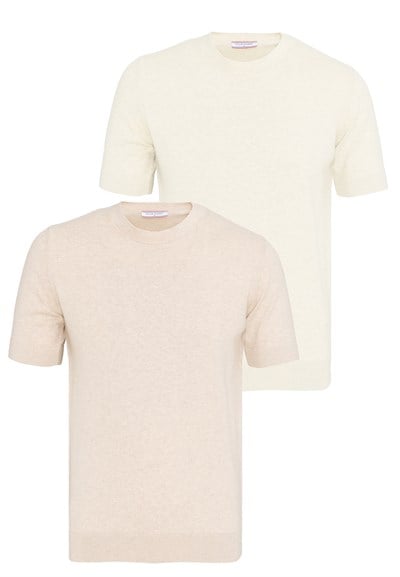 Erkek 2li Basic T-Shirt