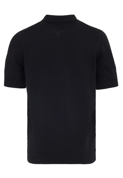Erkek 2li Polo Yaka Triko Tişört-Bej-Siyah