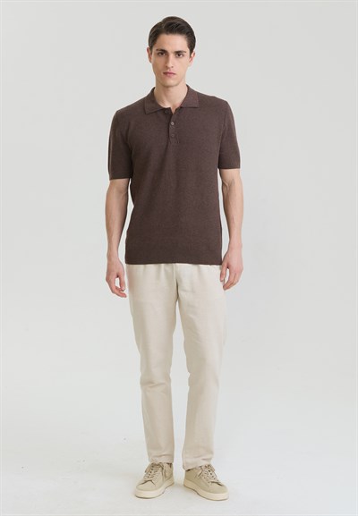 Erkek Basic Triko Polo T-Shirt
