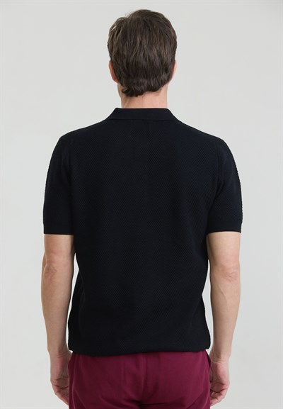 Erkek Basic Triko Polo T-Shirt
