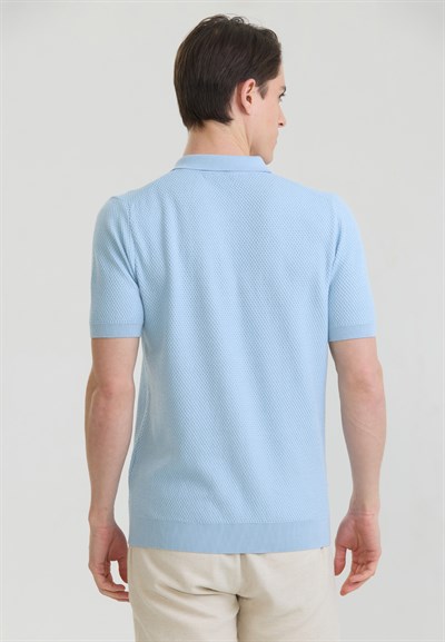Erkek Basic Triko Polo T-Shirt
