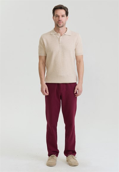 Erkek Basic Triko Polo T-Shirt