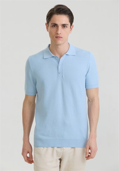 Erkek Basic Triko Polo T-Shirt