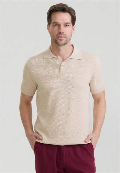 Erkek Basic Triko Polo T-Shirt