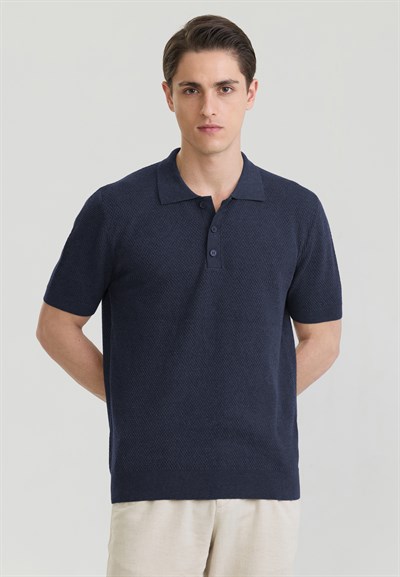 Erkek Basic Triko Polo T-Shirt