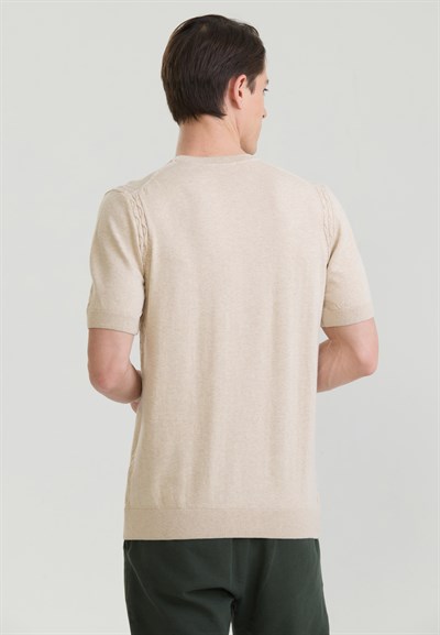 Erkek Basic Triko T-Shirt