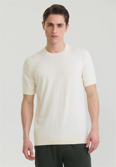 Erkek Basic Triko T-Shirt