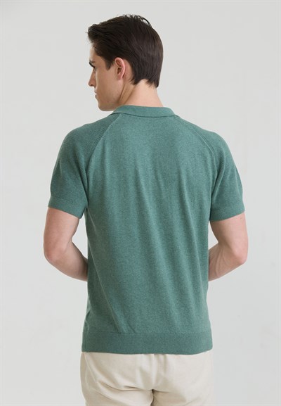 Erkek Düğme Detaylı Polo T-Shirt