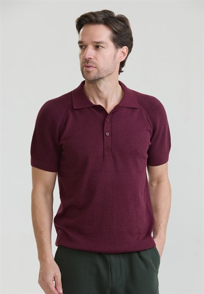 Erkek Düğme Detaylı Polo T-Shirt
