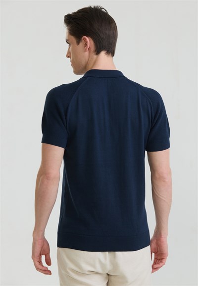 Erkek Düğme Detaylı Polo T-Shirt