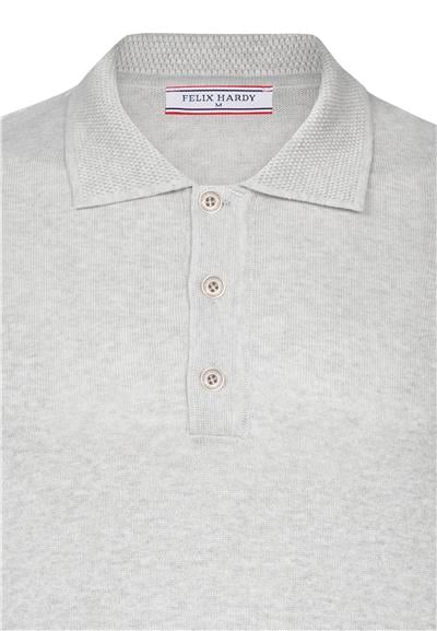 Erkek Polo Yaka Basic Kazak - Gri