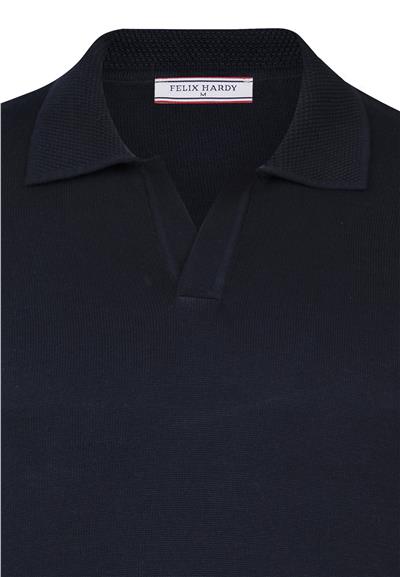 Erkek Polo Yaka Basic Kazak - Lacivert