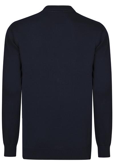 Erkek Polo Yaka Basic Kazak - Lacivert