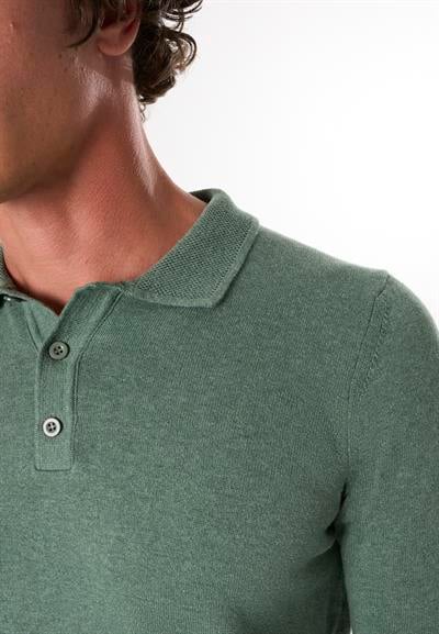 Erkek Polo Yaka Basic Kazak - Yeşil