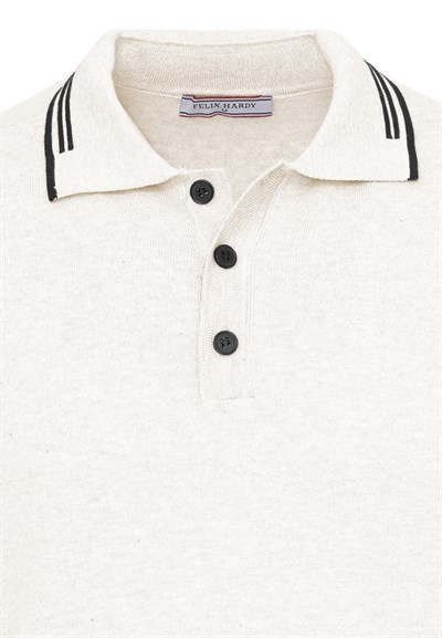 Erkek Yaka Çizgi Detaylı Düğmeli Polo T-Shirt