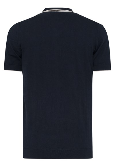 Erkek Yaka Çizgi Detaylı Düğmeli Polo T-Shirt