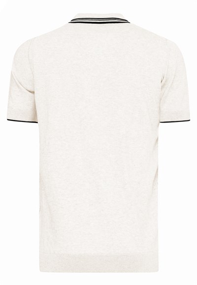 Erkek Yaka Çizgi Detaylı Düğmeli Polo T-Shirt