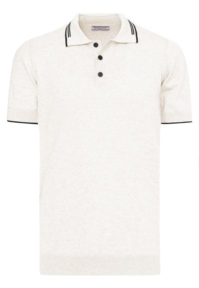 Erkek Yaka Çizgi Detaylı Düğmeli Polo T-Shirt