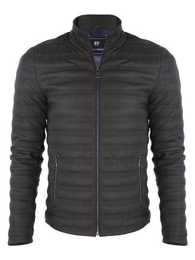 Felix Hardy Kahverengi Taffeta Dokulu Hibrit Erkek Mont