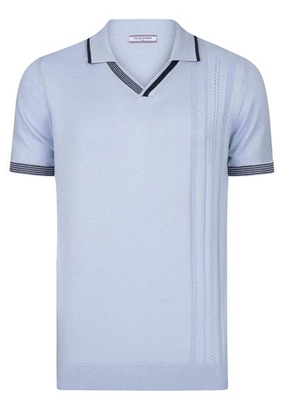 Felix Hardy Erkek Kısa Kollu Polo T-Shirt - Mavi