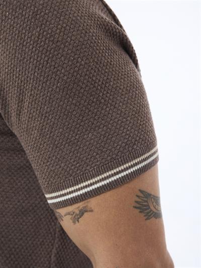 Felix Hardy Erkek Kısa Kollu Polo T-Shirt - Kahverengi
