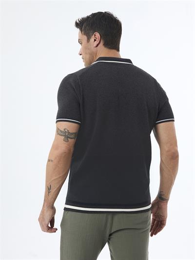 Felix Hardy Erkek Kısa Kollu Polo T-Shirt - Antrasit