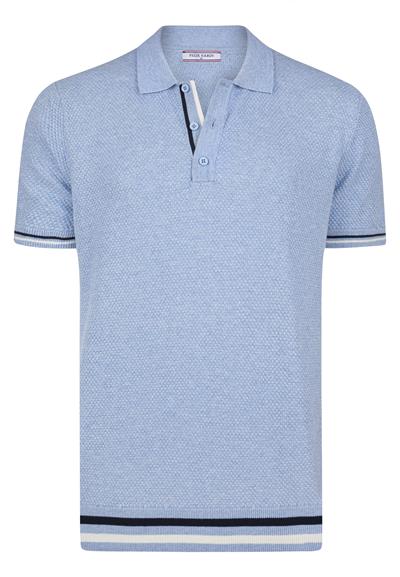 Felix Hardy Erkek Kısa Kollu Polo T-Shirt - Mavi