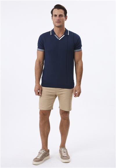 Felix Hardy Erkek Kısa Kollu Polo T-Shirt - Lacivert